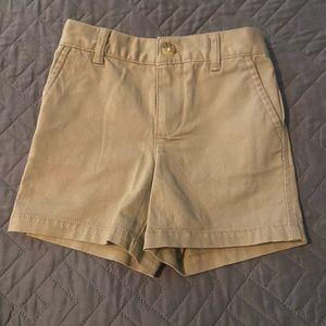 9 month khaki Polo shorts EUC